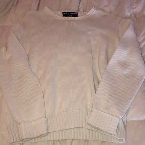 ralph lauren white sweater